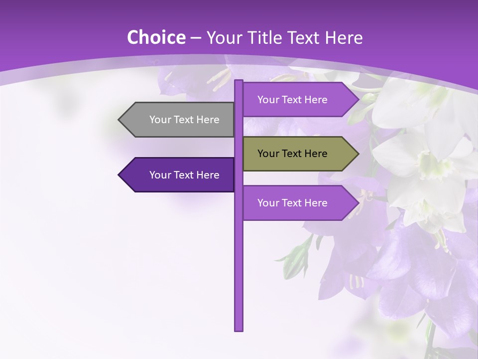 Leaves Flower Natural PowerPoint Template