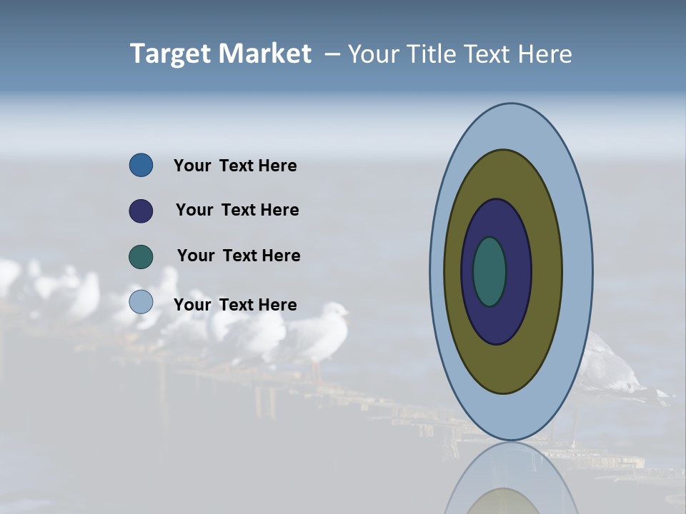 Blackheaded Beach Wooden PowerPoint Template