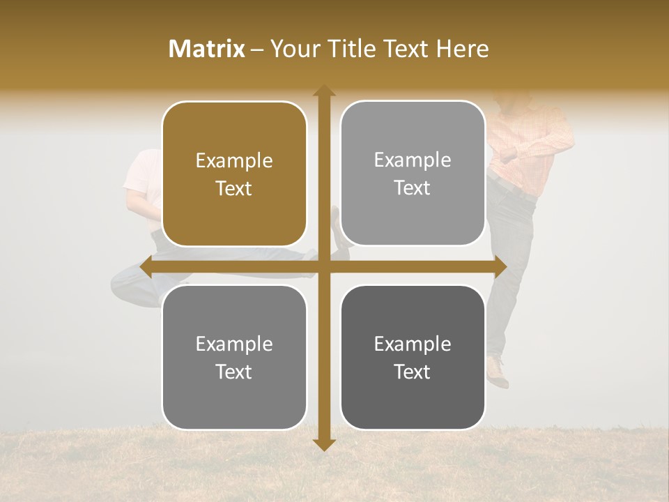 Excitement Position Exercise PowerPoint Template