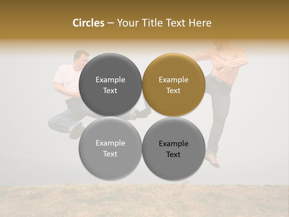 Excitement Position Exercise PowerPoint Template