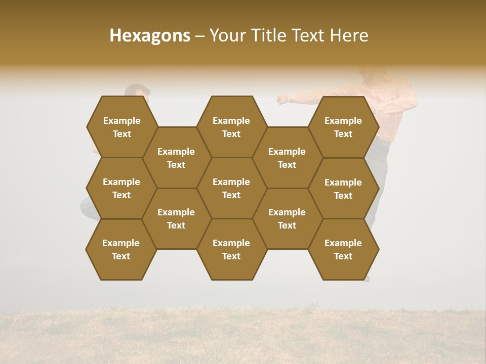 Excitement Position Exercise PowerPoint Template