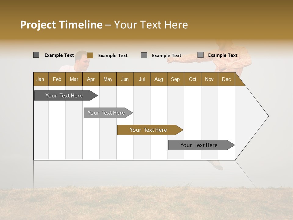 Excitement Position Exercise PowerPoint Template