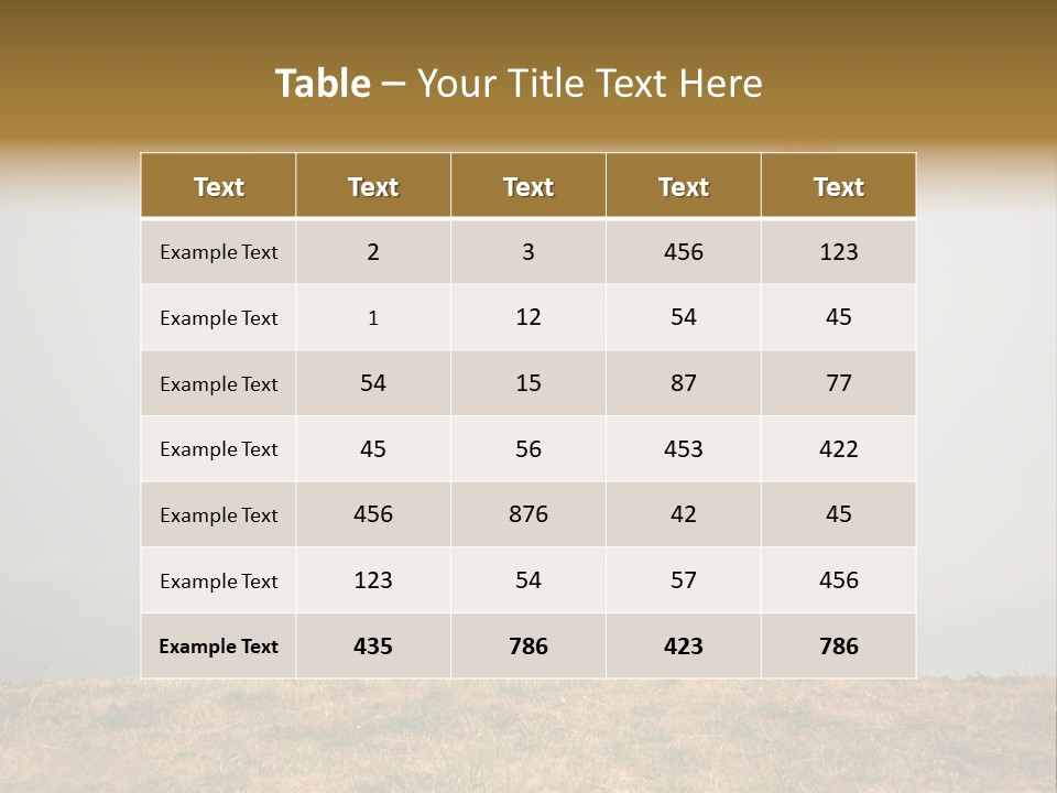 Excitement Position Exercise PowerPoint Template