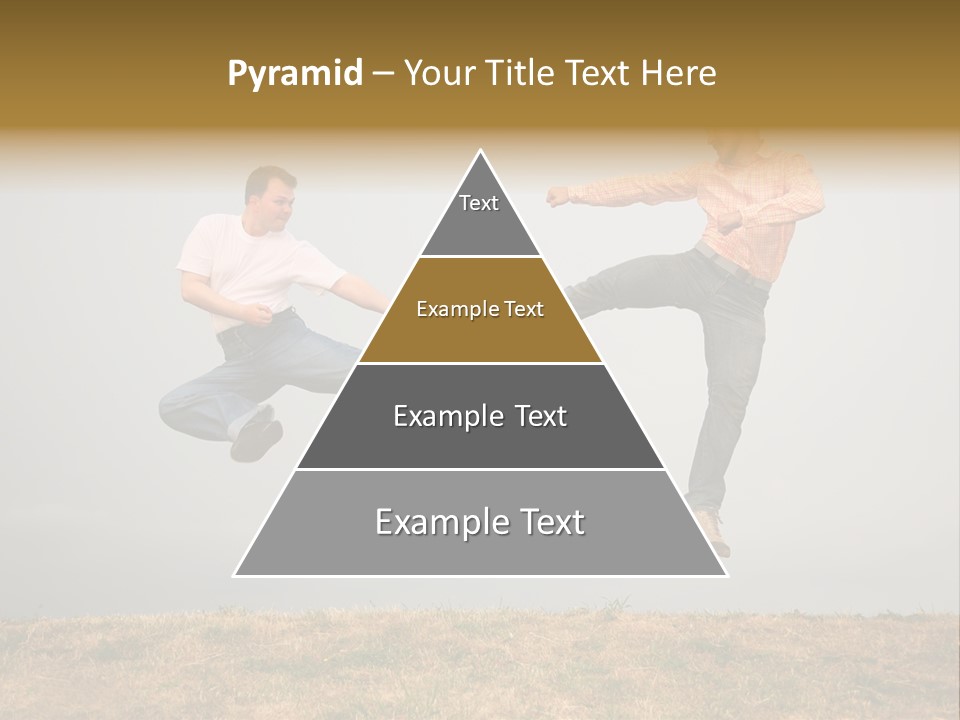 Excitement Position Exercise PowerPoint Template