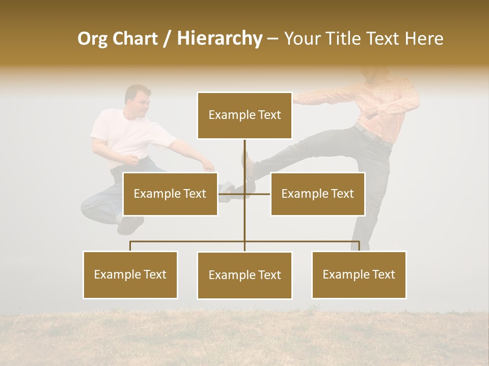 Excitement Position Exercise PowerPoint Template