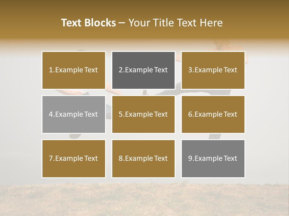 Excitement Position Exercise PowerPoint Template