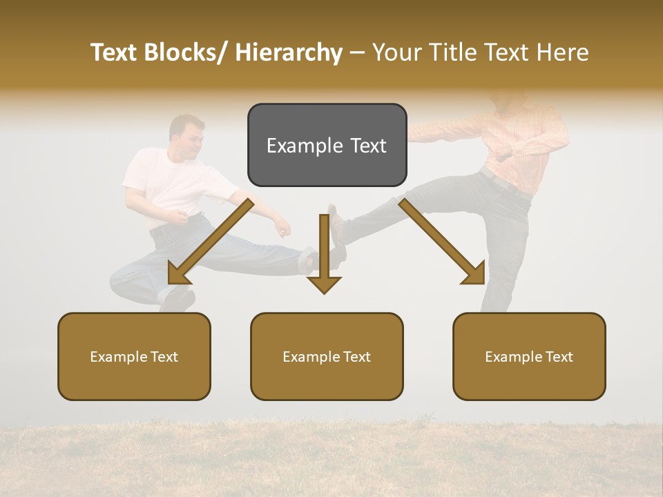 Excitement Position Exercise PowerPoint Template