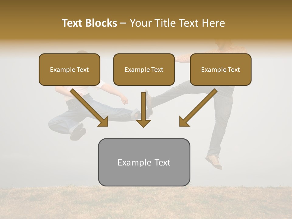 Excitement Position Exercise PowerPoint Template