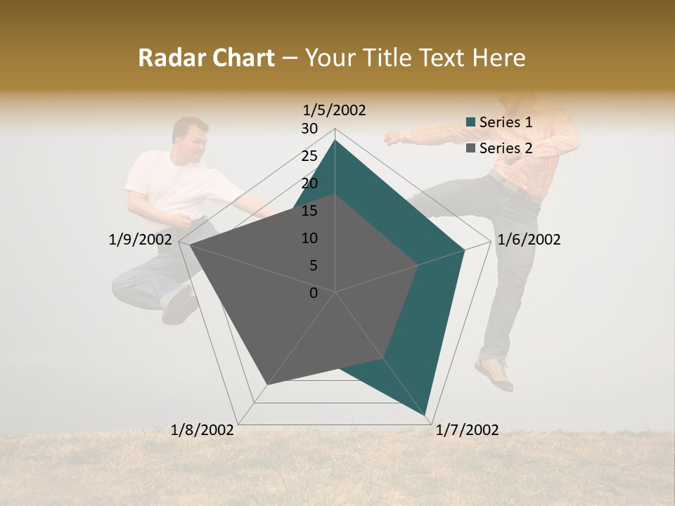 Excitement Position Exercise PowerPoint Template