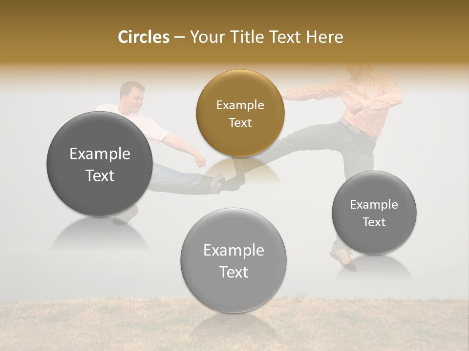 Excitement Position Exercise PowerPoint Template