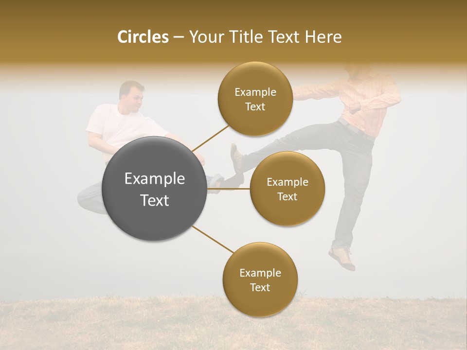 Excitement Position Exercise PowerPoint Template