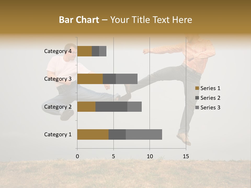 Excitement Position Exercise PowerPoint Template