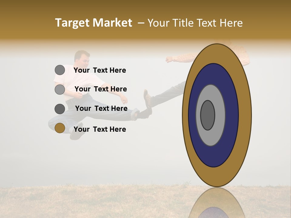 Excitement Position Exercise PowerPoint Template