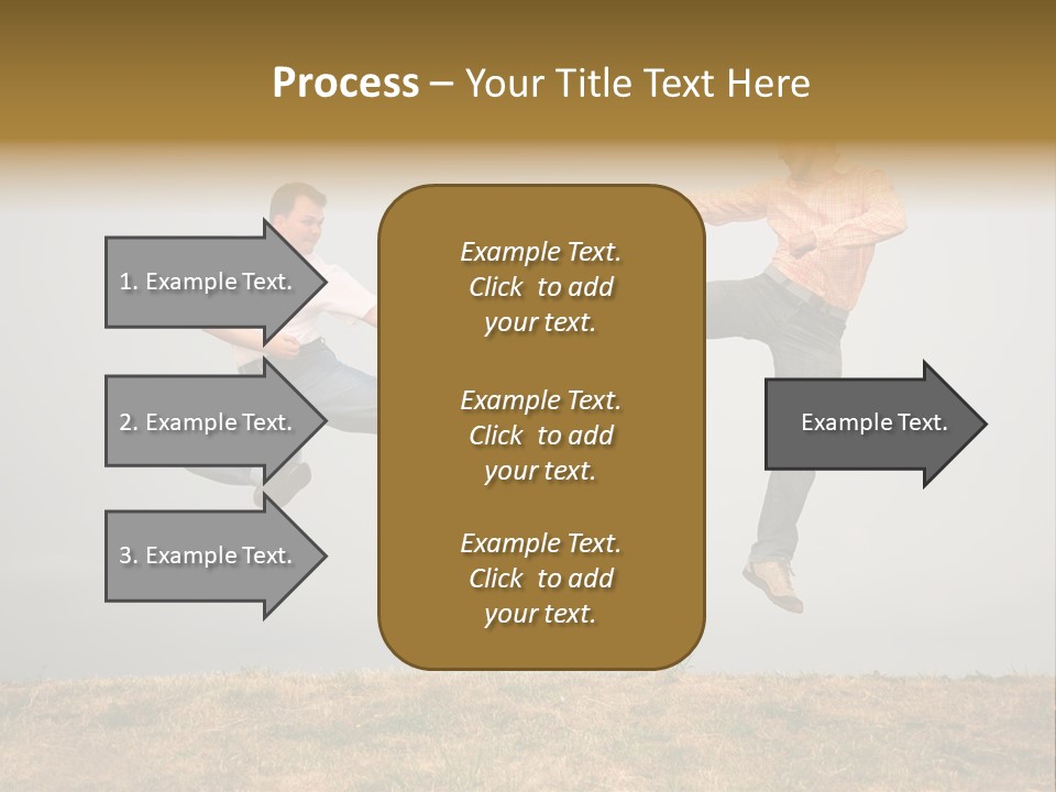 Excitement Position Exercise PowerPoint Template