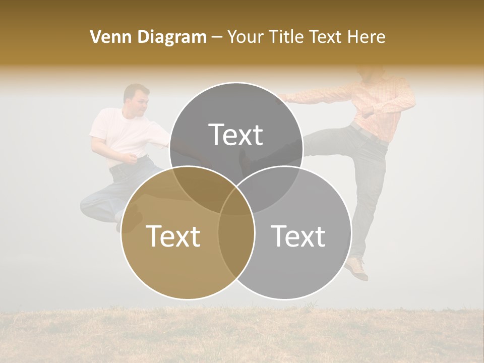 Excitement Position Exercise PowerPoint Template