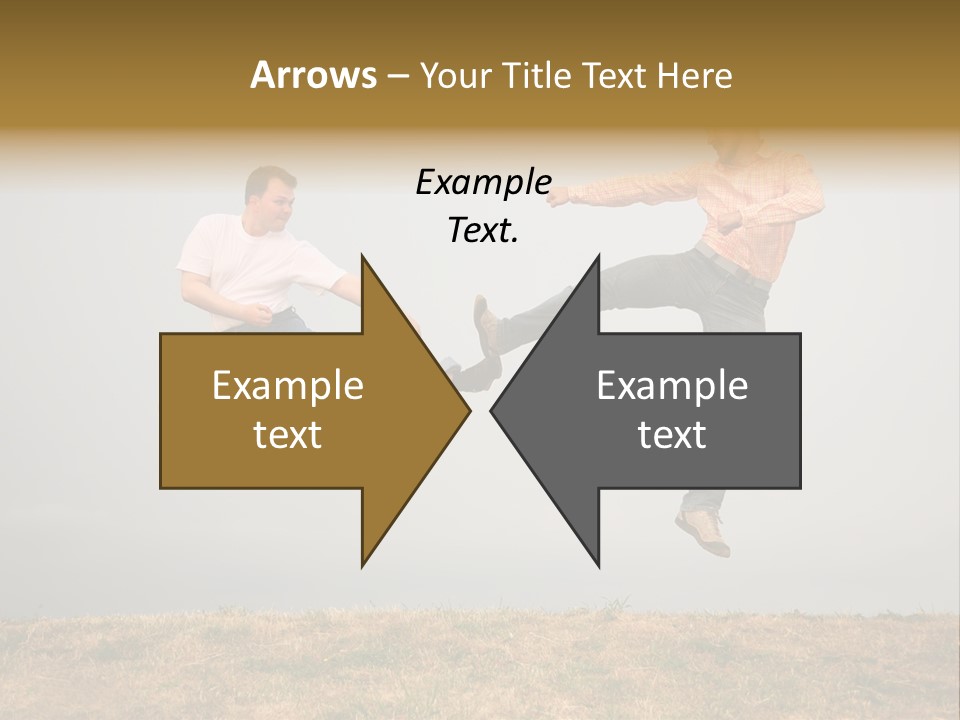 Excitement Position Exercise PowerPoint Template
