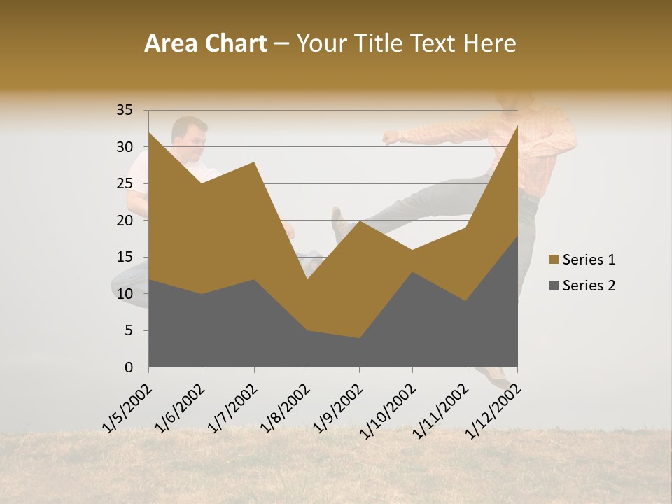 Excitement Position Exercise PowerPoint Template