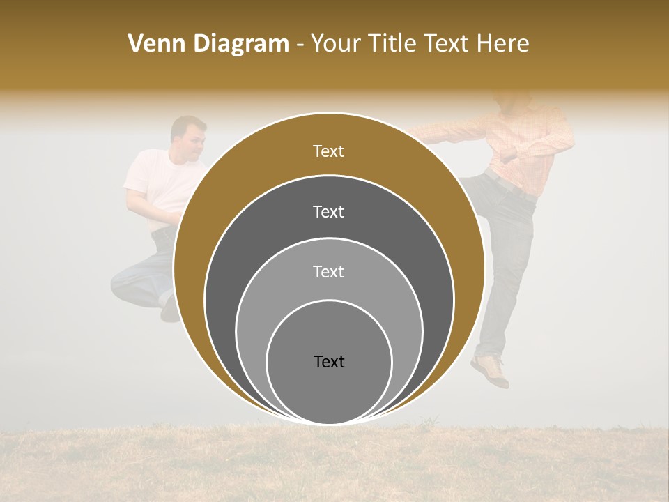 Excitement Position Exercise PowerPoint Template