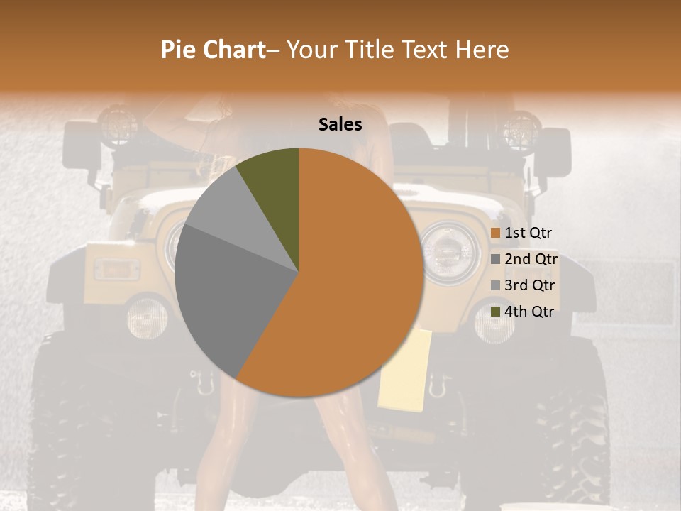 Style Model Caucasian PowerPoint Template