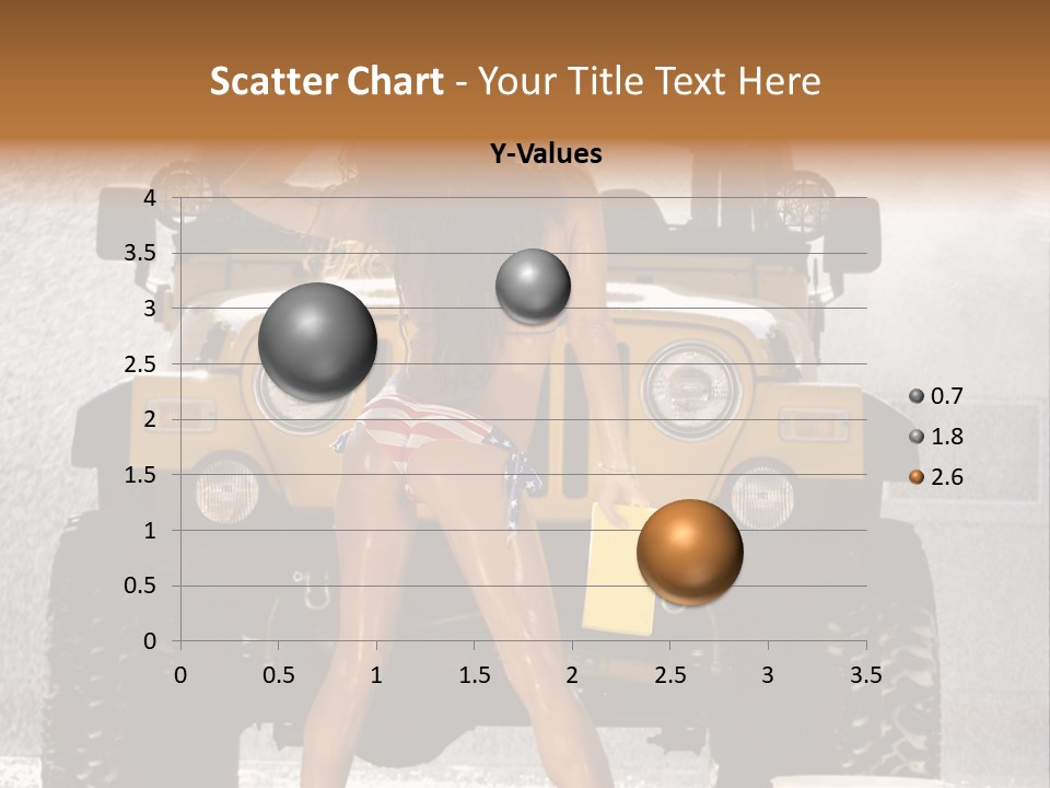 Style Model Caucasian PowerPoint Template