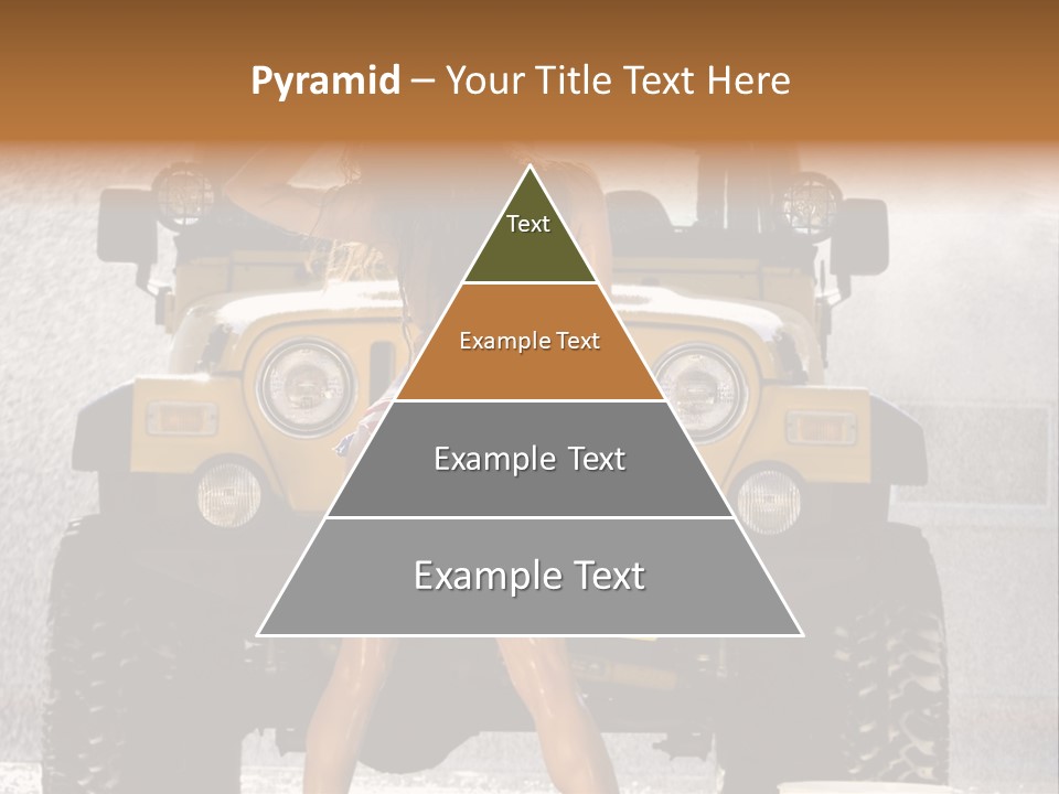 Style Model Caucasian PowerPoint Template