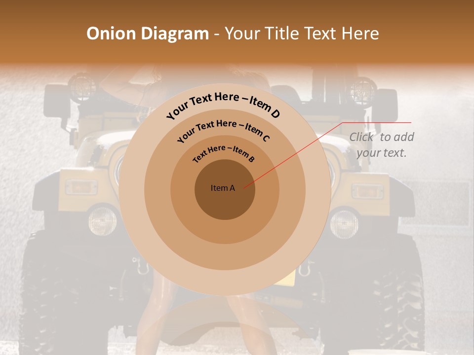 Style Model Caucasian PowerPoint Template