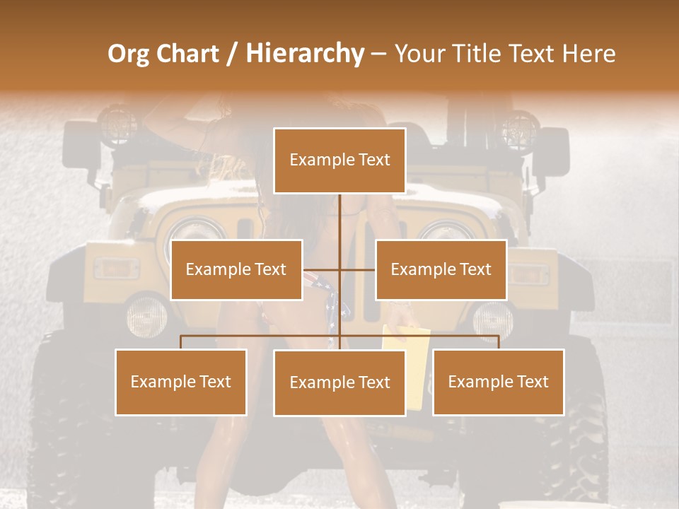 Style Model Caucasian PowerPoint Template