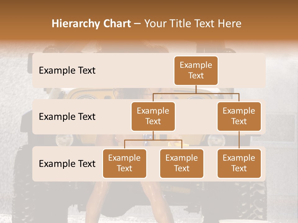 Style Model Caucasian PowerPoint Template