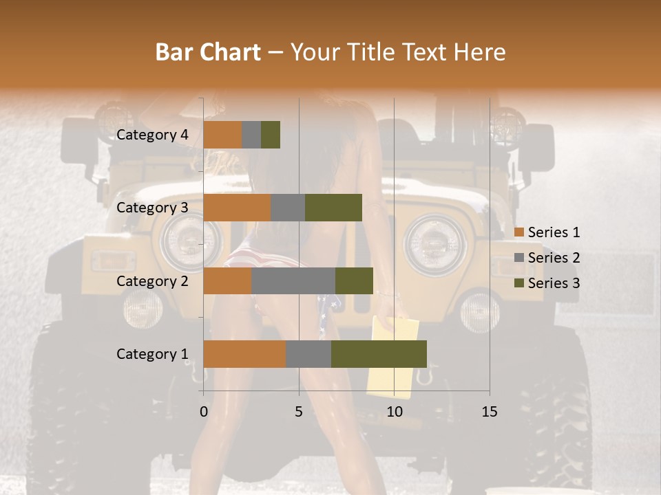 Style Model Caucasian PowerPoint Template