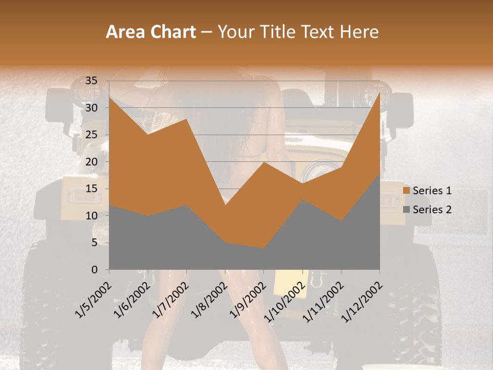 Style Model Caucasian PowerPoint Template