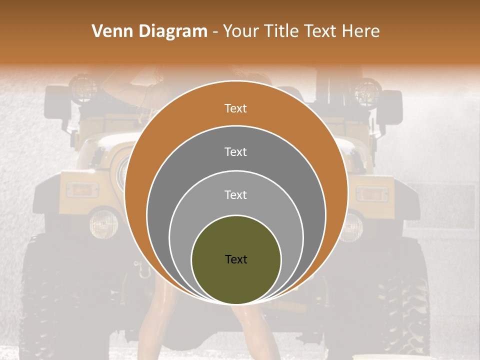 Style Model Caucasian PowerPoint Template
