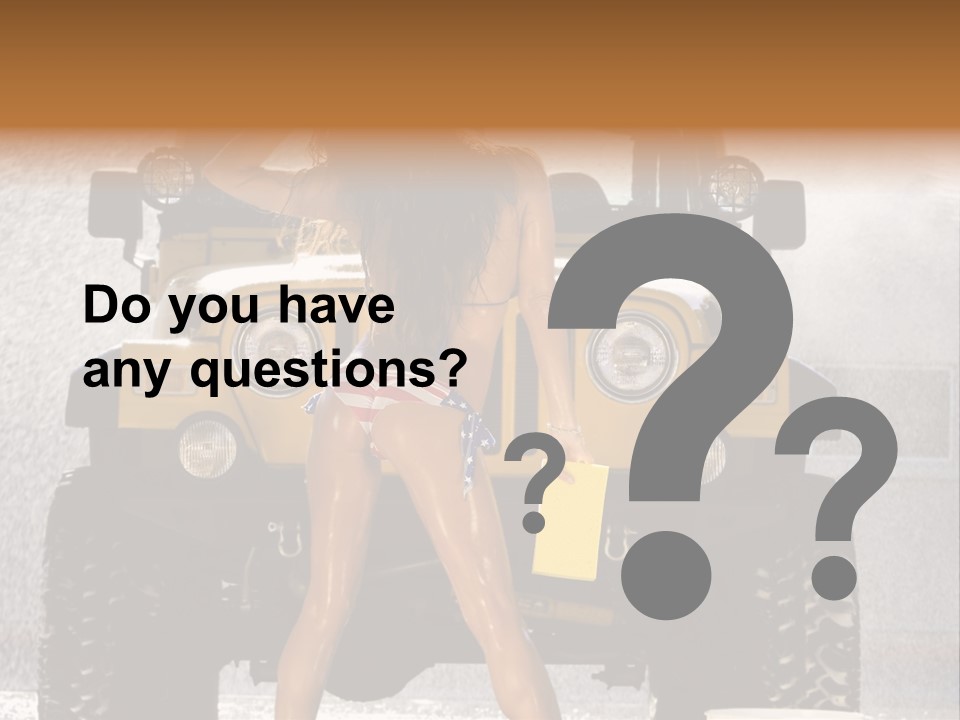 Style Model Caucasian PowerPoint Template