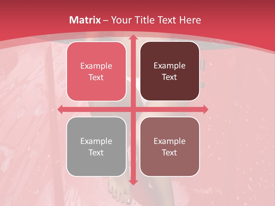 Glamour Person Model PowerPoint Template