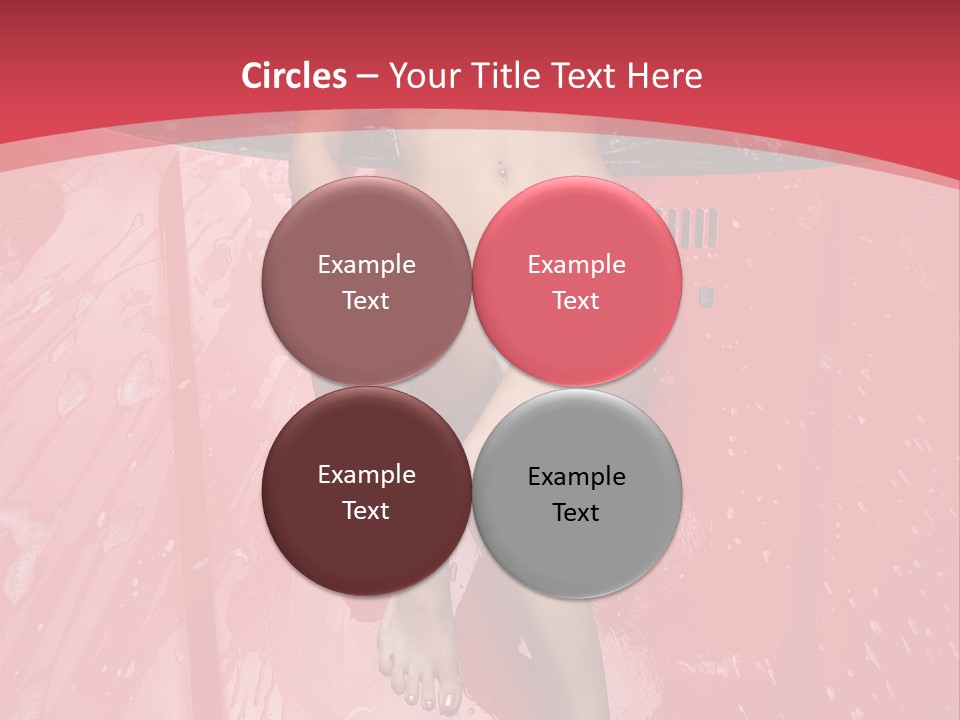 Glamour Person Model PowerPoint Template