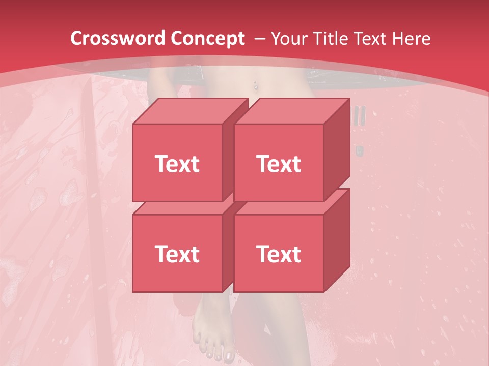 Glamour Person Model PowerPoint Template