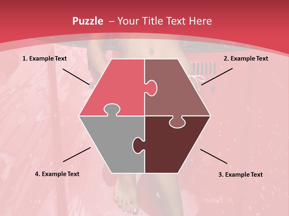 Glamour Person Model PowerPoint Template