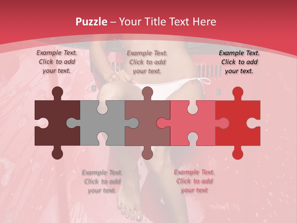 Glamour Person Model PowerPoint Template