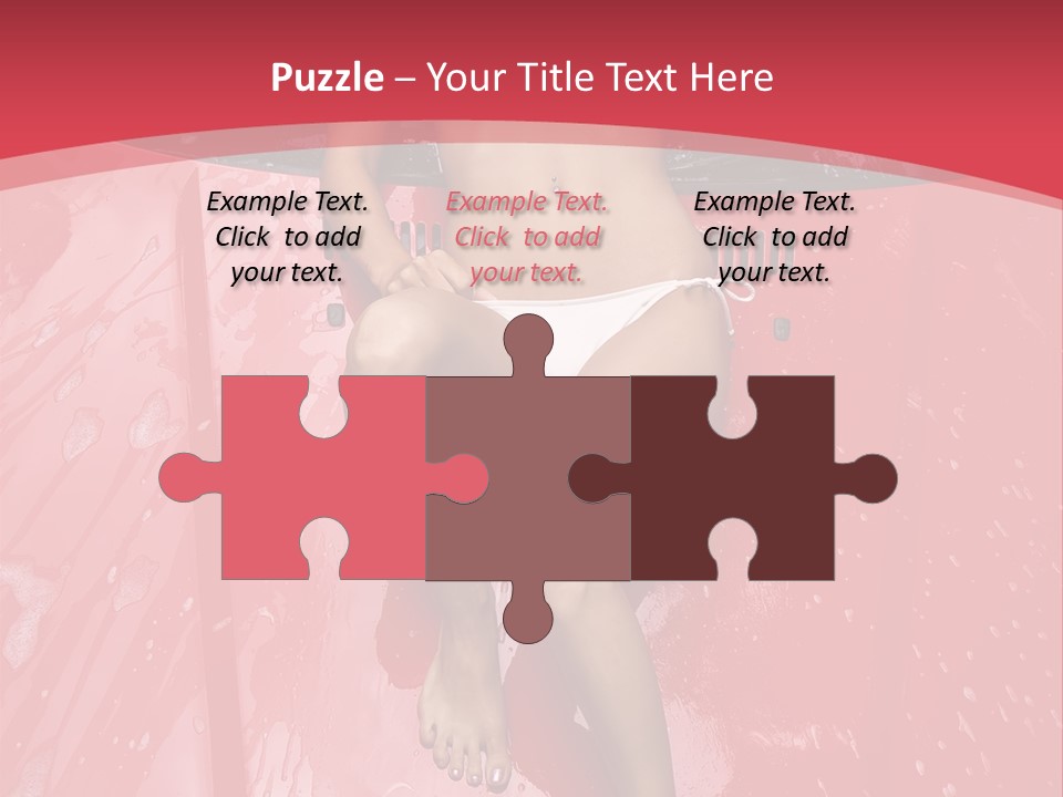 Glamour Person Model PowerPoint Template