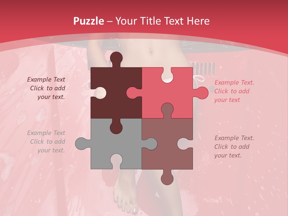 Glamour Person Model PowerPoint Template