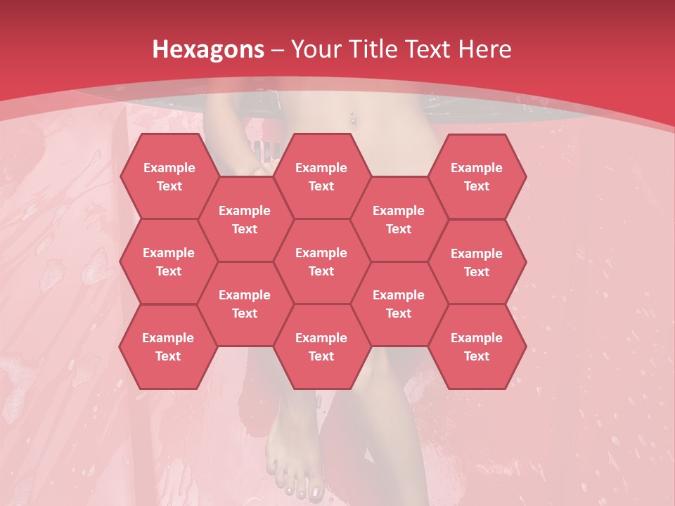 Glamour Person Model PowerPoint Template