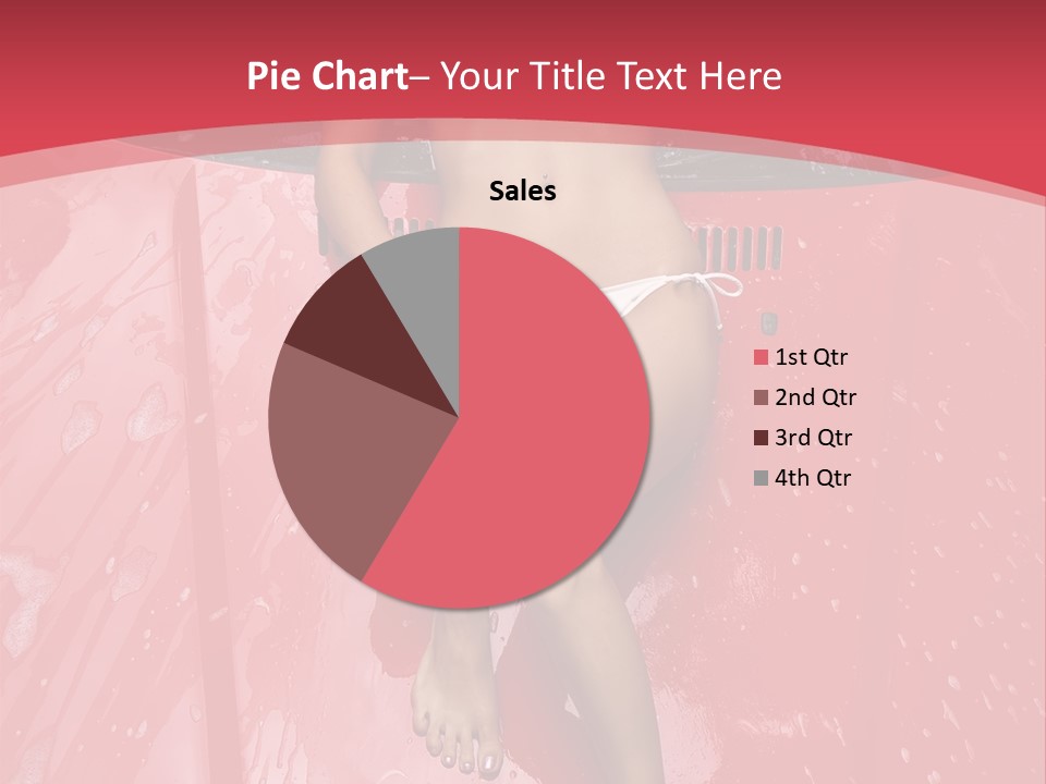 Glamour Person Model PowerPoint Template