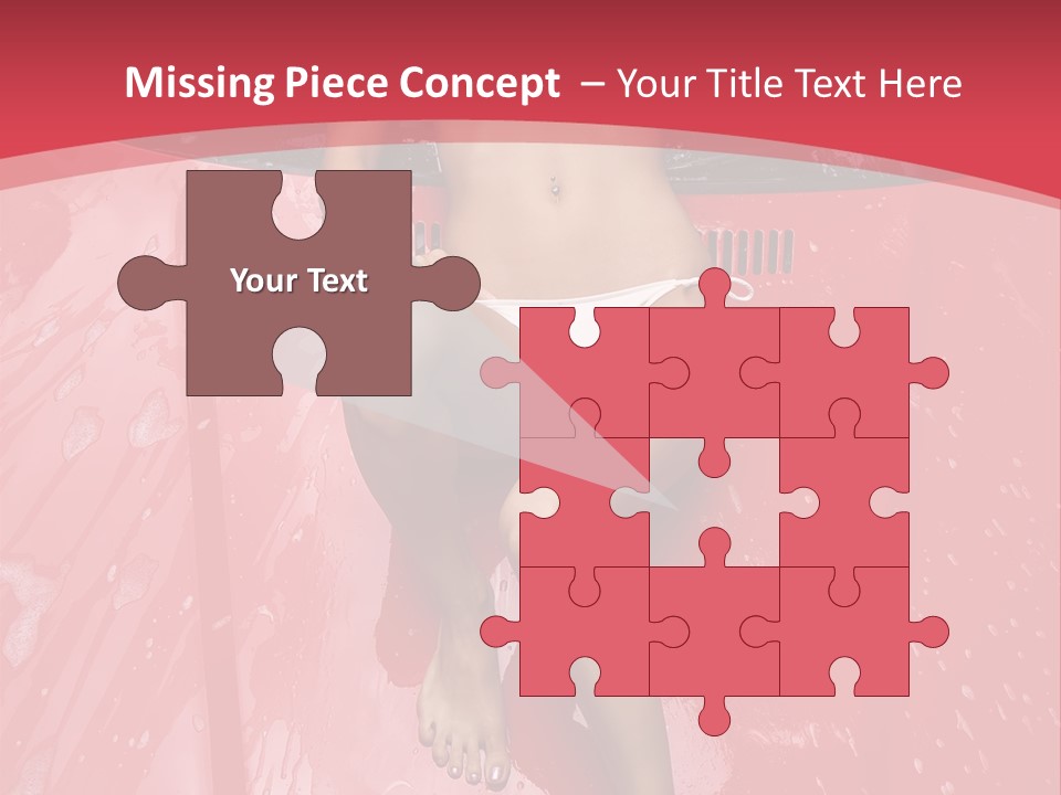 Glamour Person Model PowerPoint Template