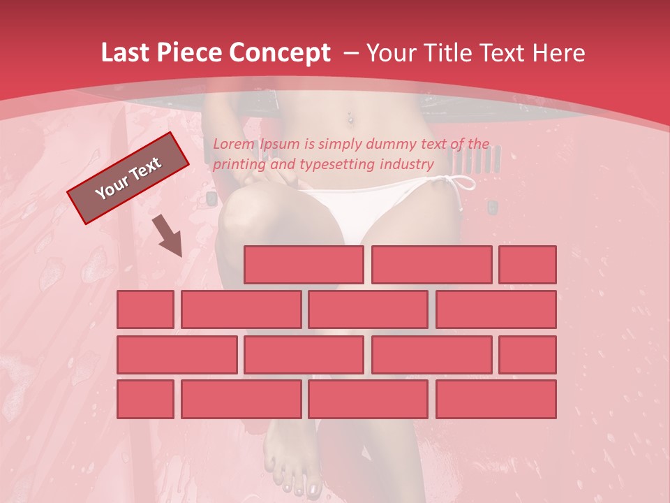 Glamour Person Model PowerPoint Template