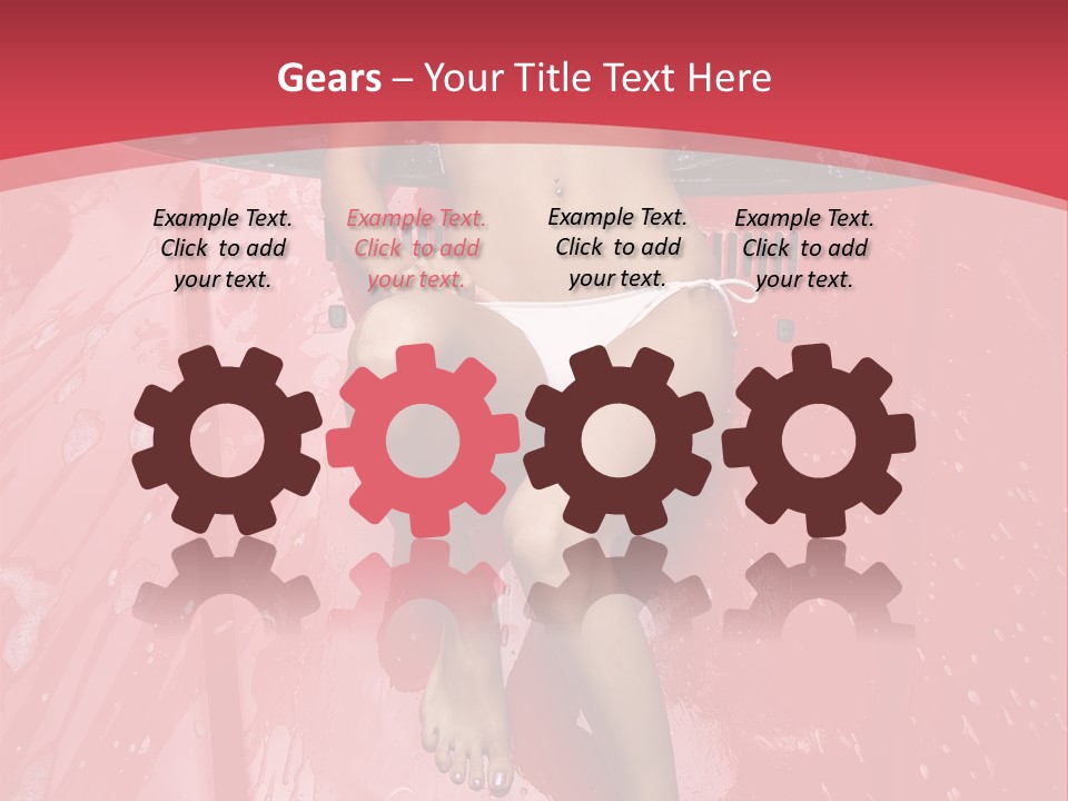 Glamour Person Model PowerPoint Template