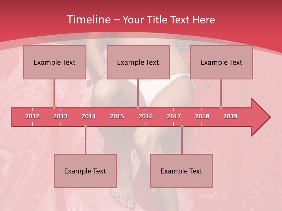 Glamour Person Model PowerPoint Template