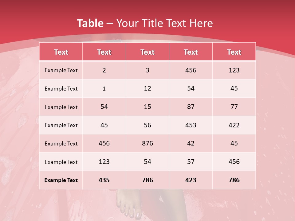 Glamour Person Model PowerPoint Template