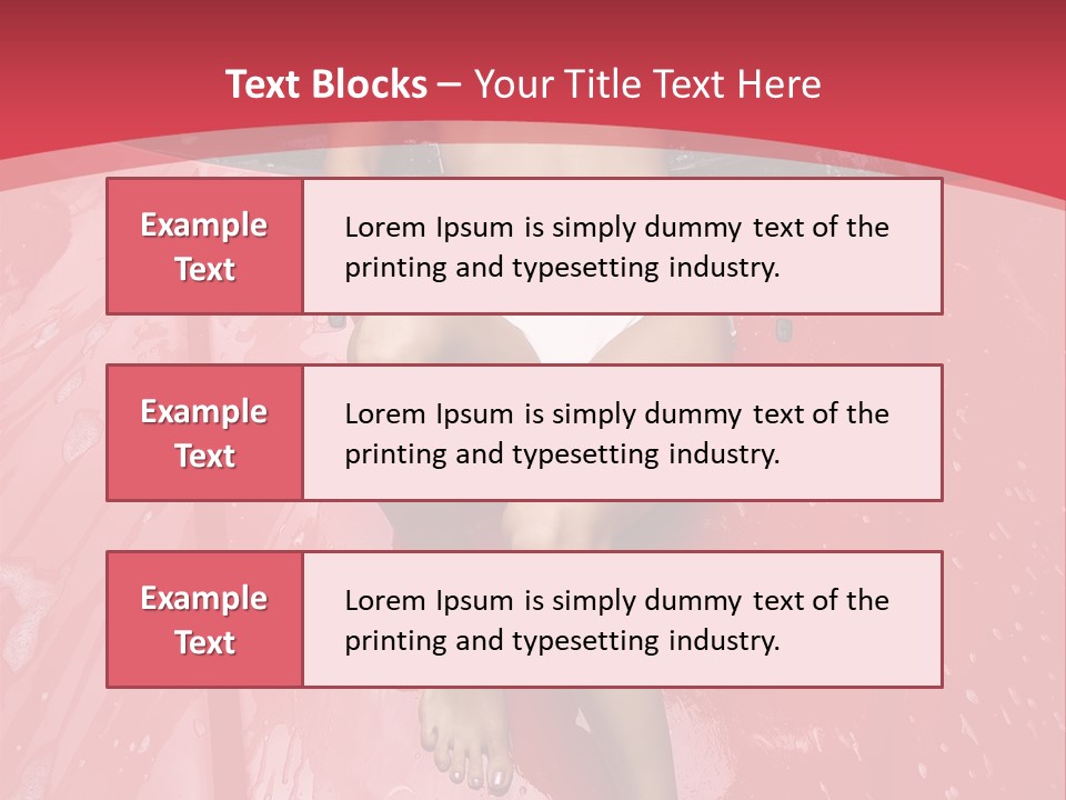 Glamour Person Model PowerPoint Template