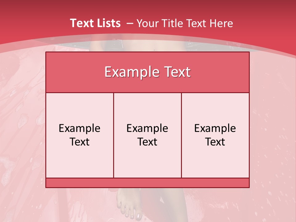 Glamour Person Model PowerPoint Template
