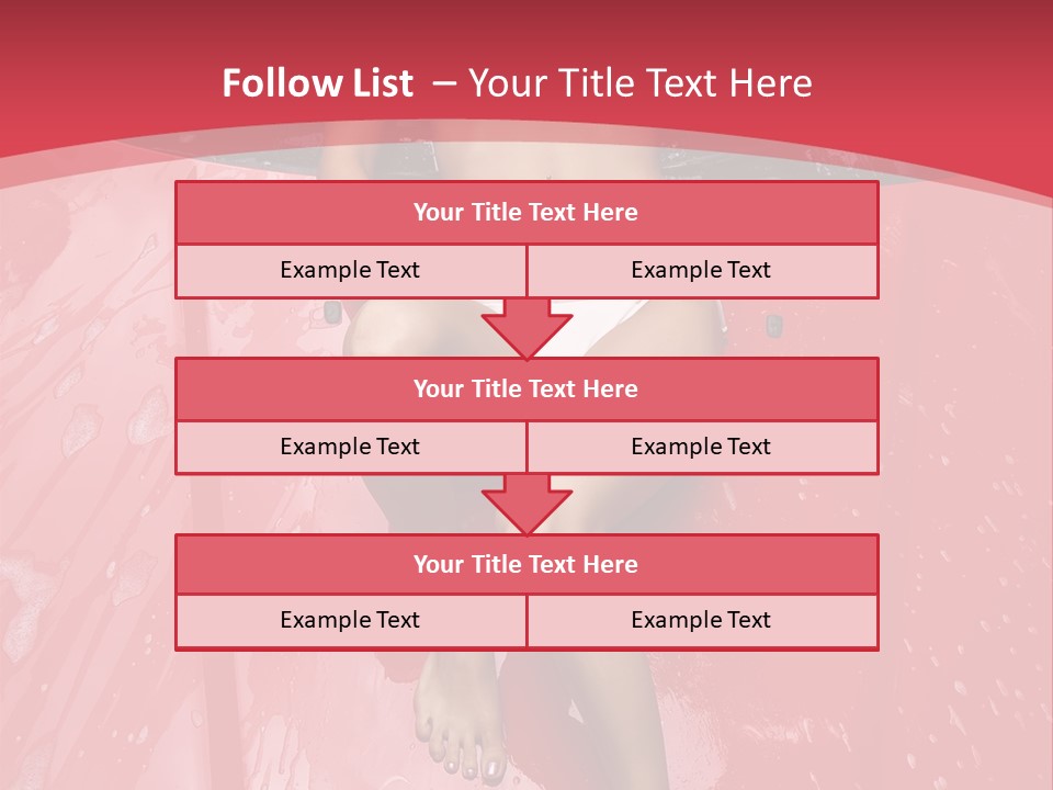 Glamour Person Model PowerPoint Template