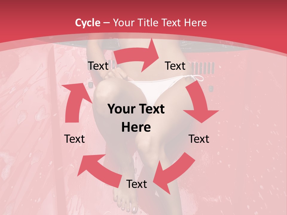 Glamour Person Model PowerPoint Template